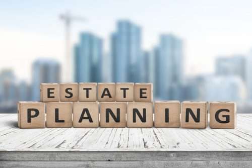 Estate planning sign